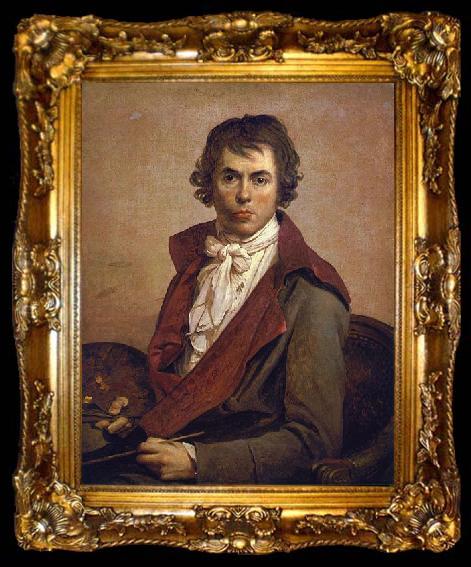 framed  Jacques-Louis  David Self portrait, ta009-2